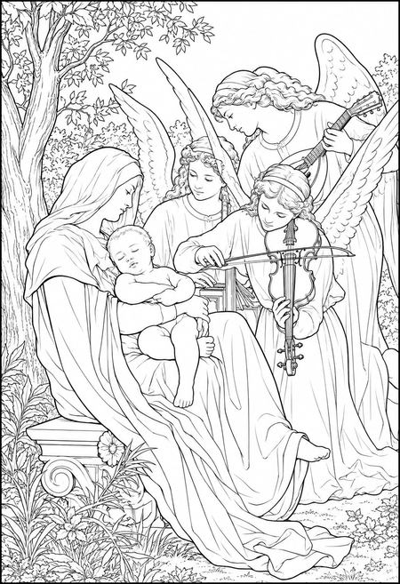 Angel Coloring Pages