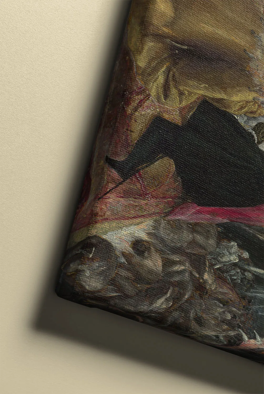 The Adoration of the Name of Jesus by El Greco (canvas details)
