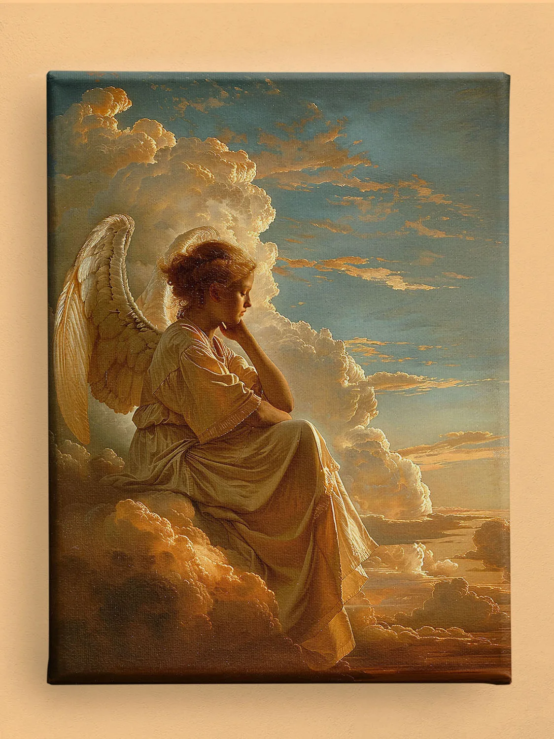 The Divine Angel French Academic style Canvas (front view)