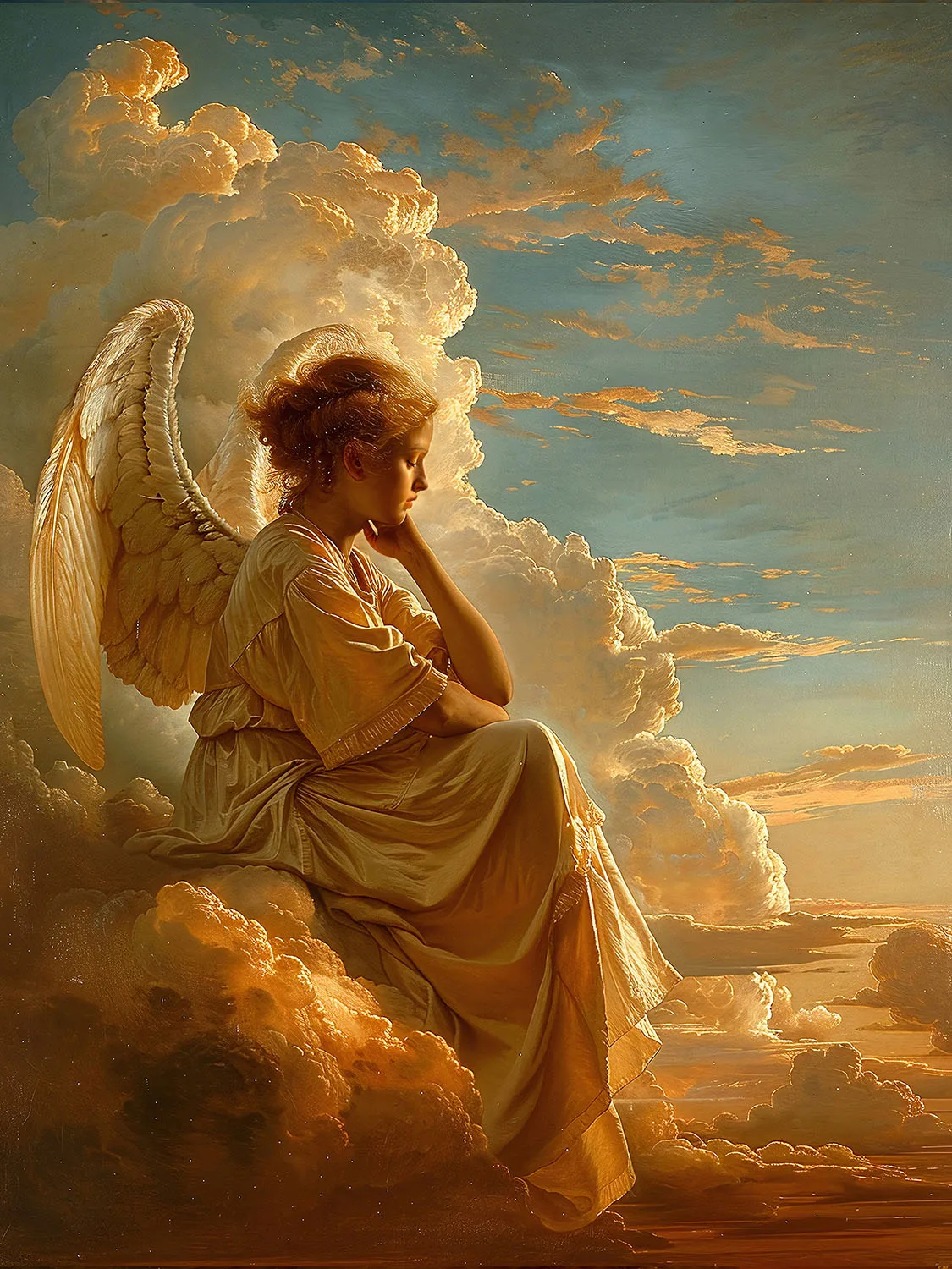 The Divine Angel French Academic style