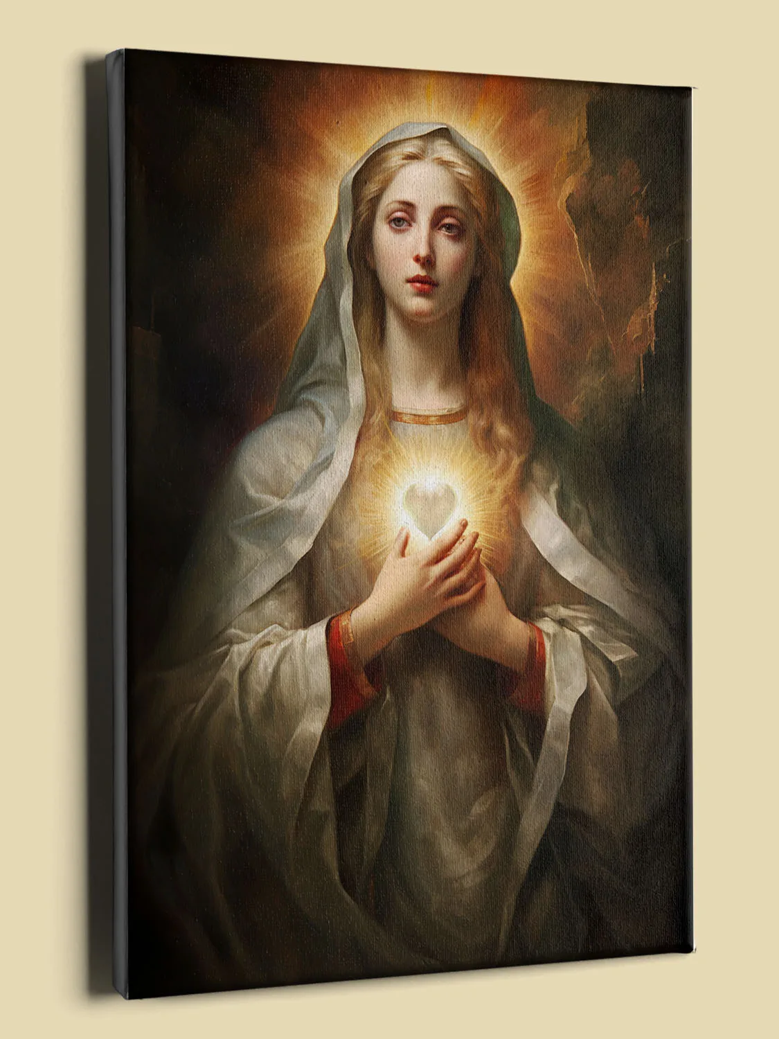 Immaculate Heart of Mary French Academic style Canvas (perspective view)