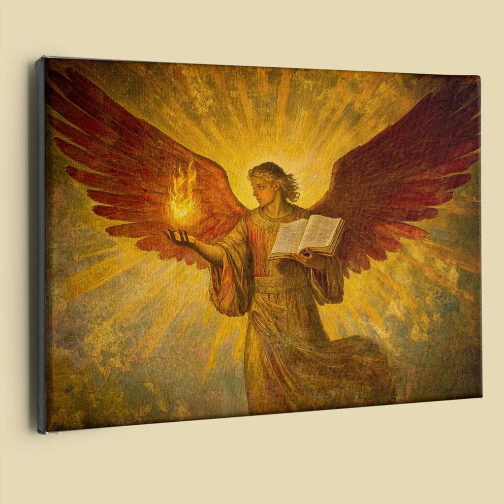 Archangel Uriel – Byzantine Style