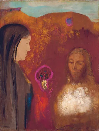 Christ and the Samaritan Woman by Odilon Redon