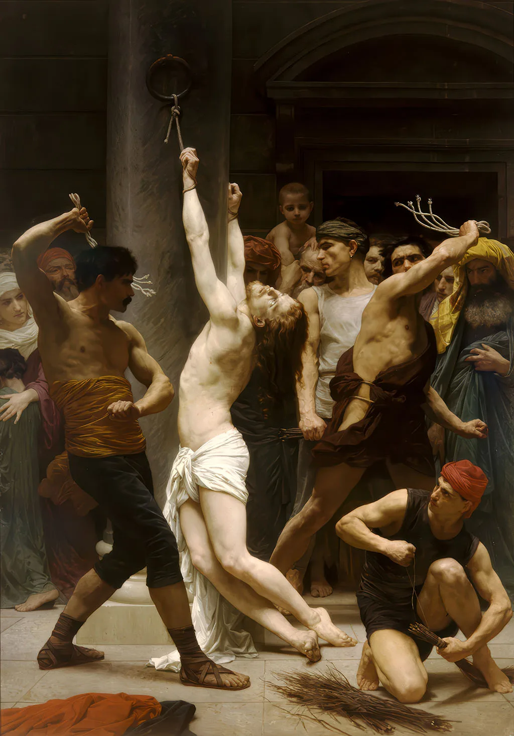 The Flagellation of our Lord Jesus Christ by William-Adolphe Bouguereau