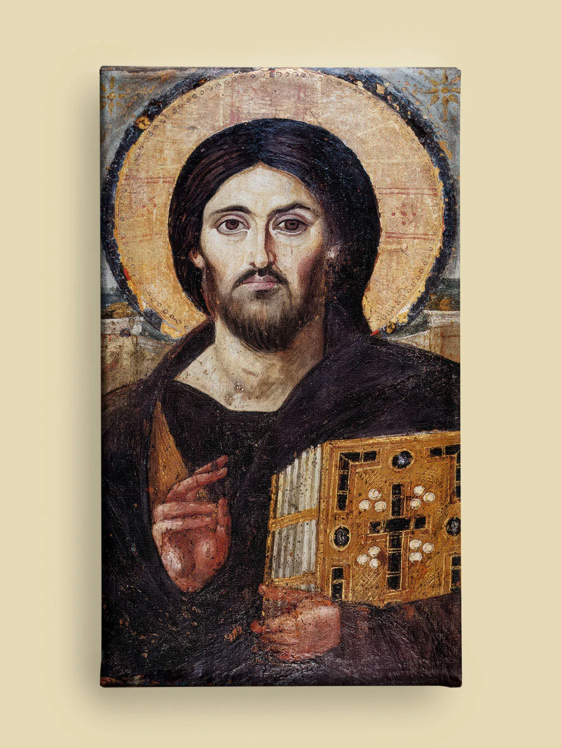 Christ Pantocrator Canvas reproduction (front view)