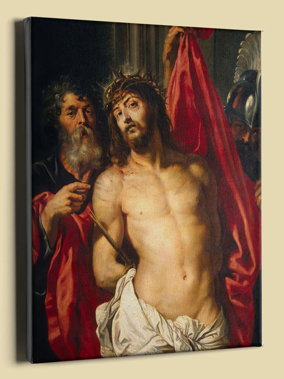 Ecce Homo by Peter Paul Rubens canvas reproduction (perspective view)