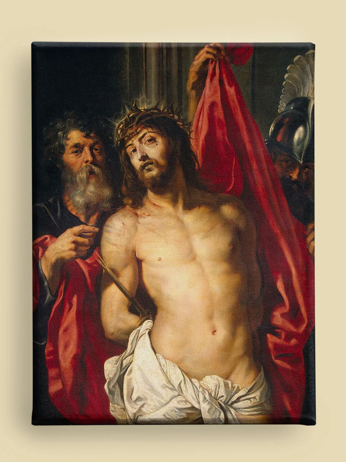 Ecce Homo by Peter Paul Rubens canvas reproduction (front view)