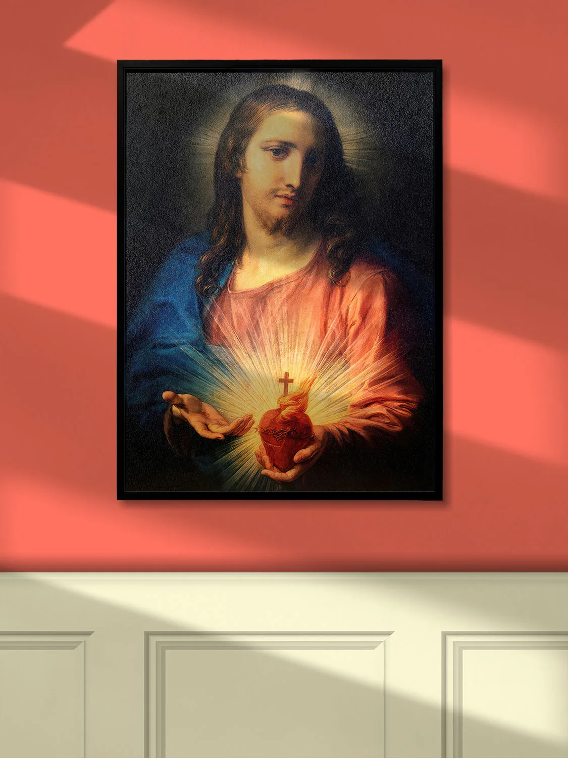 Sacred Heart of Jesus by Pompeo Batoni canvas reproduction