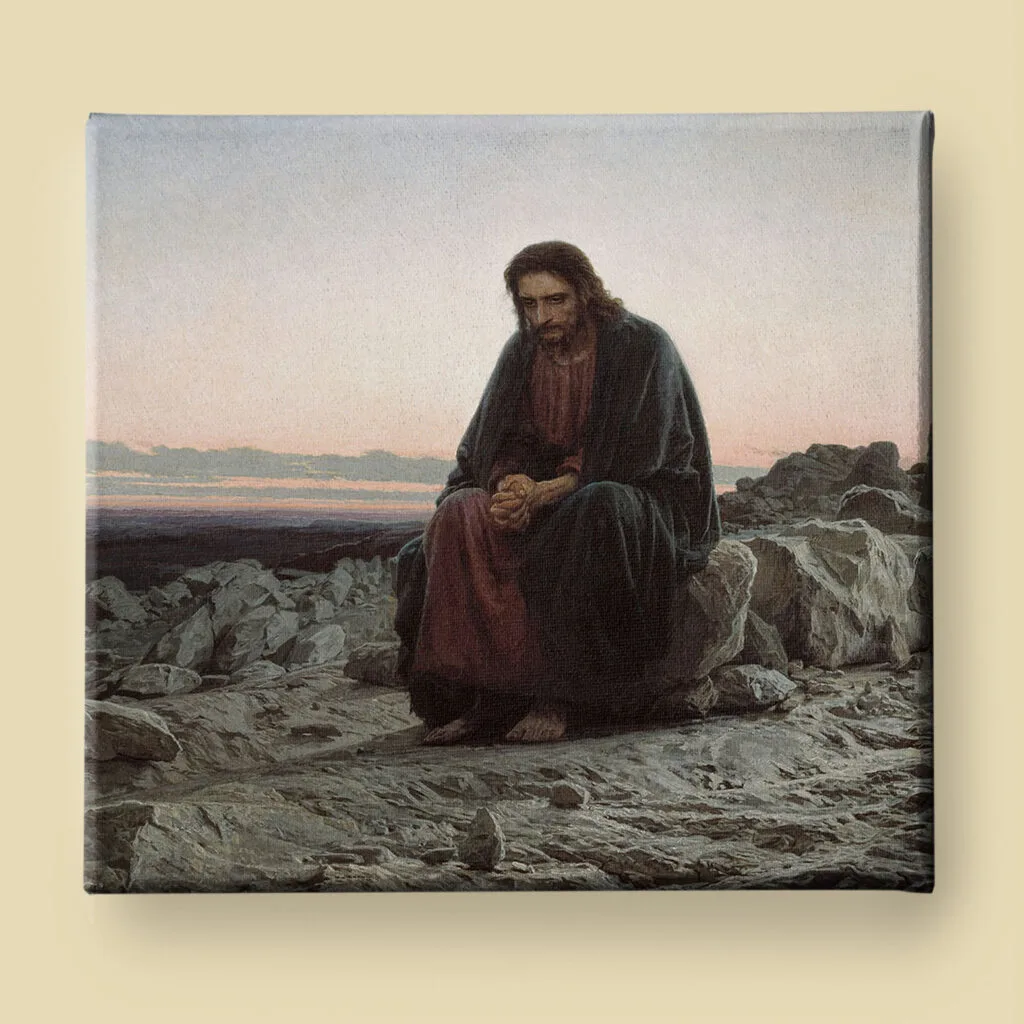 Christ in the Wilderness by Ivan Kramskoy