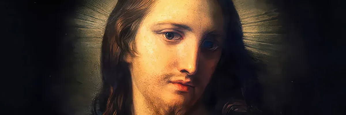 Sacred Heart of Jesus by Pompeo Batoni, a Baroque painting of Christ