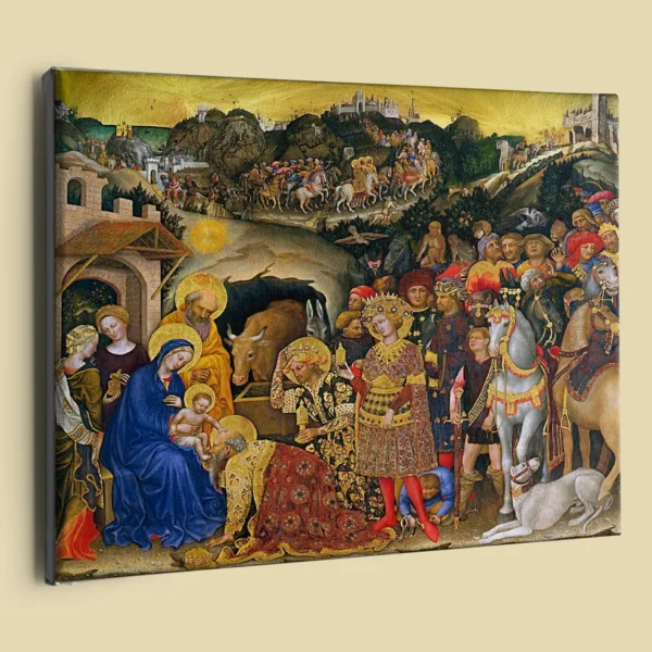 Adoration of the Magi by Gentile da Fabriano - Canvas Print | Christian ...