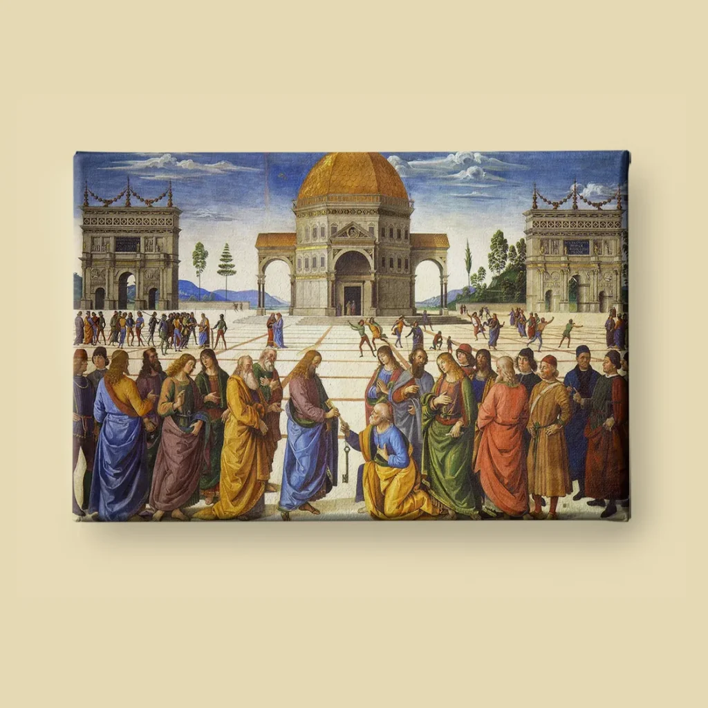 Christ Giving the Keys to St. Peter by Pietro Perugino