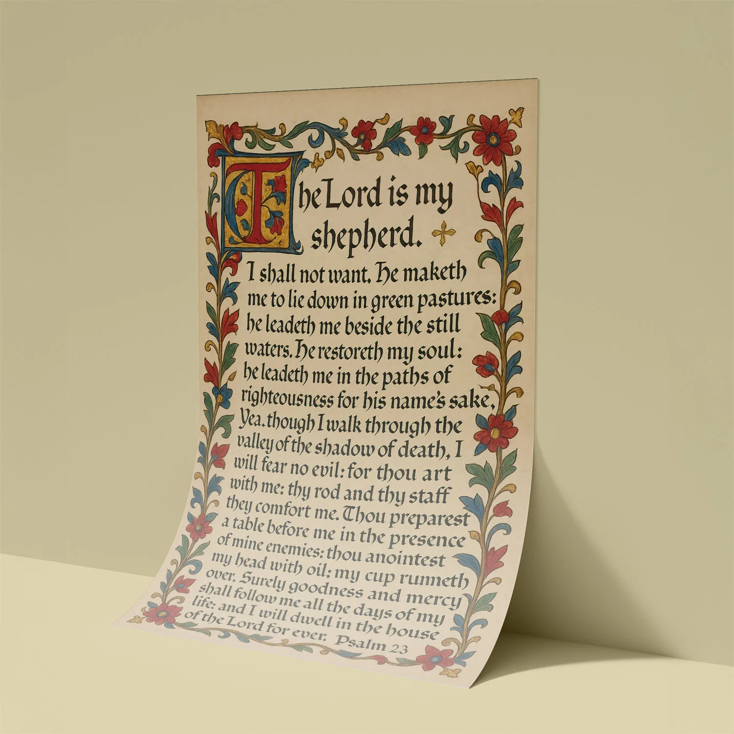 Psalm 23 poster