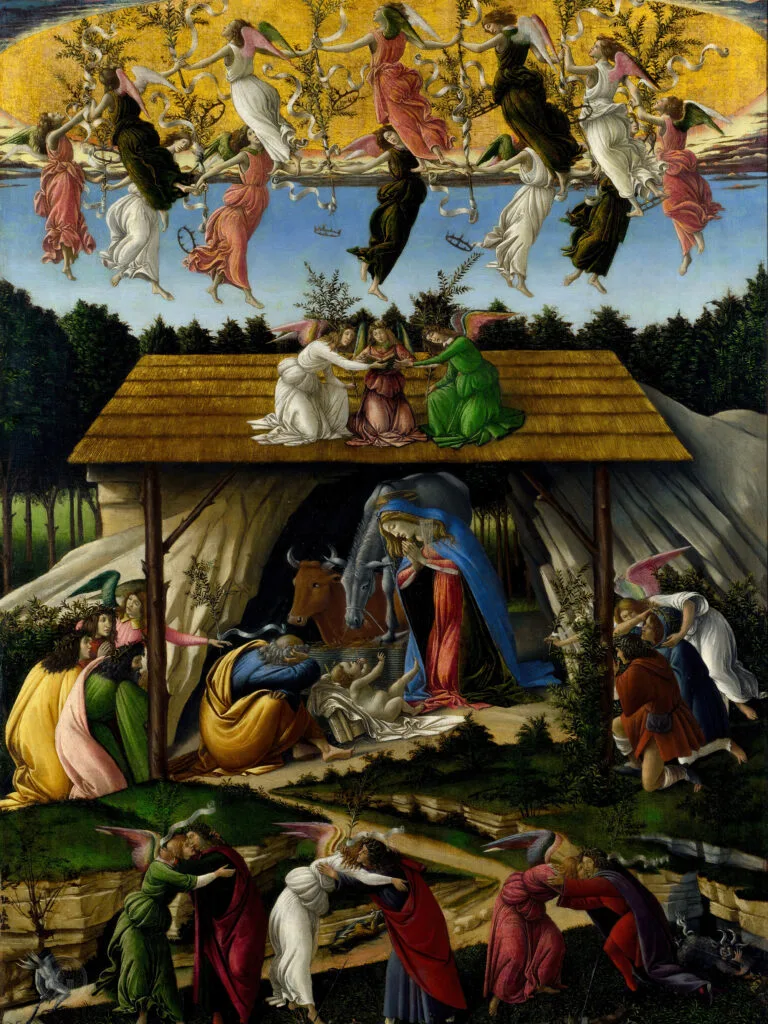 Mystic Nativity by Sandro Botticelli