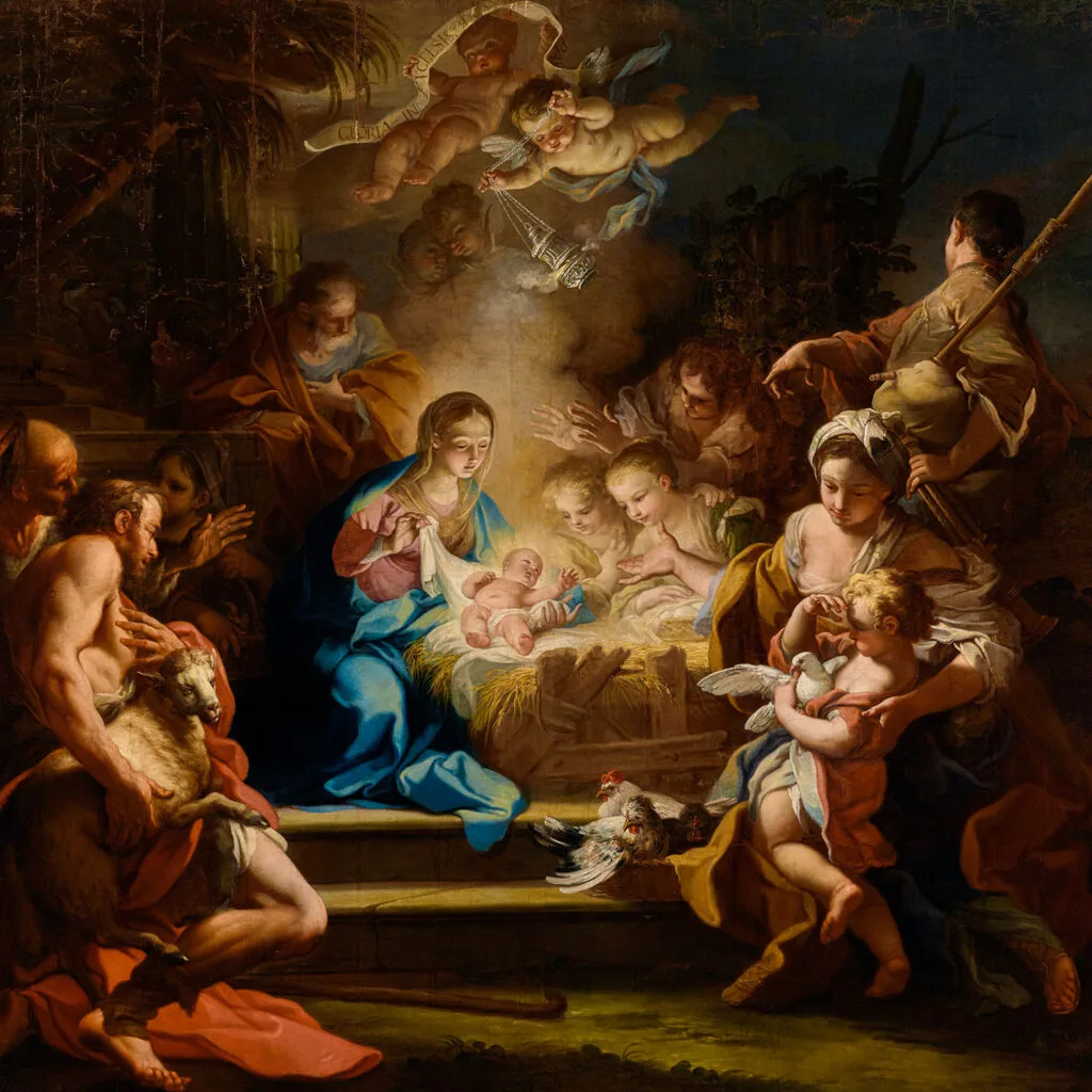 The Adoration of the Shepherds by Sebastiano Conca
