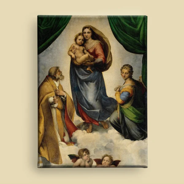 The Sistine Madonna by Raphael - Canvas Print | Religious Wall Art