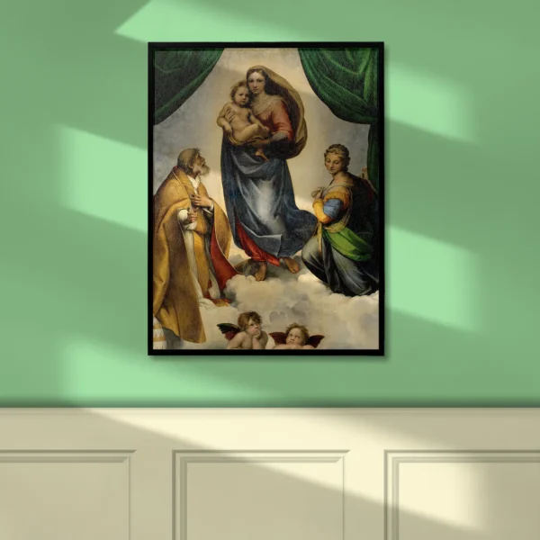 The Sistine Madonna by Raphael - Canvas Print | Religious Wall Art