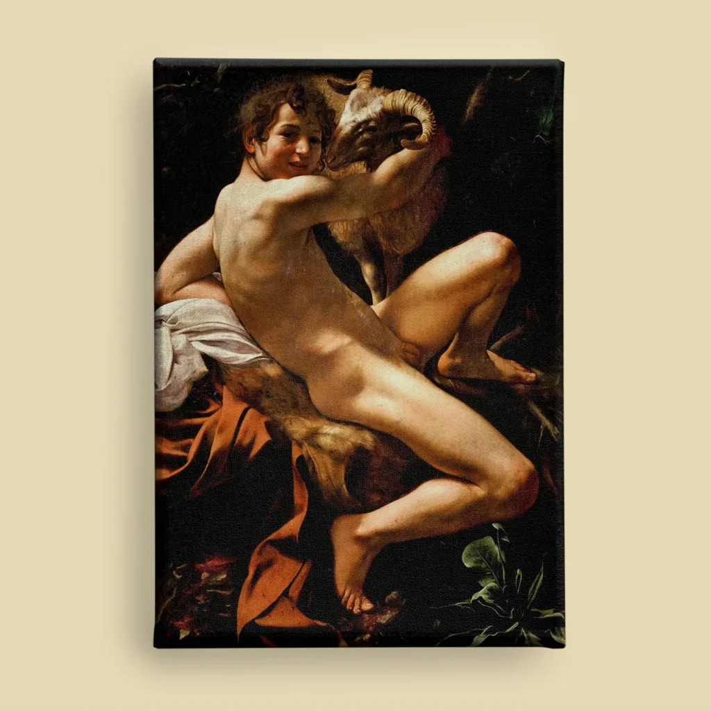 Saint John the Baptist (Youth with a Ram) by Caravaggio