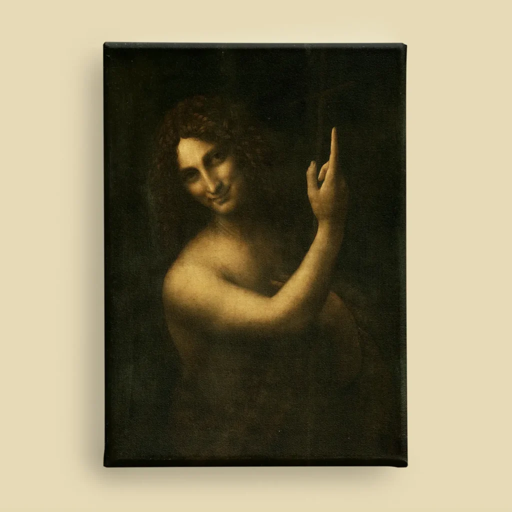 St. John the Baptist painting by Leonardo da vinci