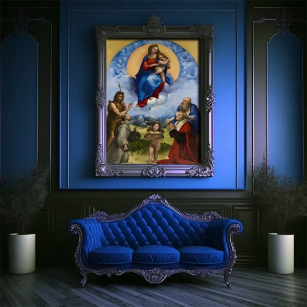 Madonna di Foligno by Raphael - Canvas Print | Religious Wall Art