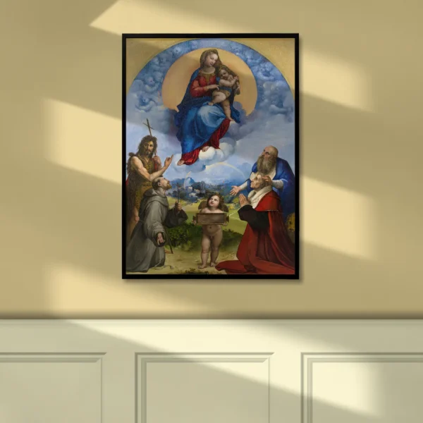 Madonna di Foligno by Raphael - Canvas Print | Religious Wall Art