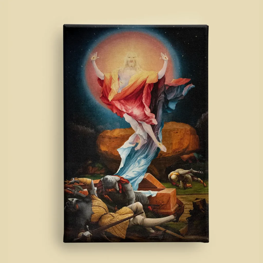 Resurrection by Matthias Grünewald (Isenheim Altarpiece)