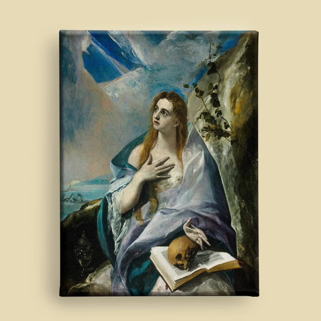 The penitent Magdalene by El Greco