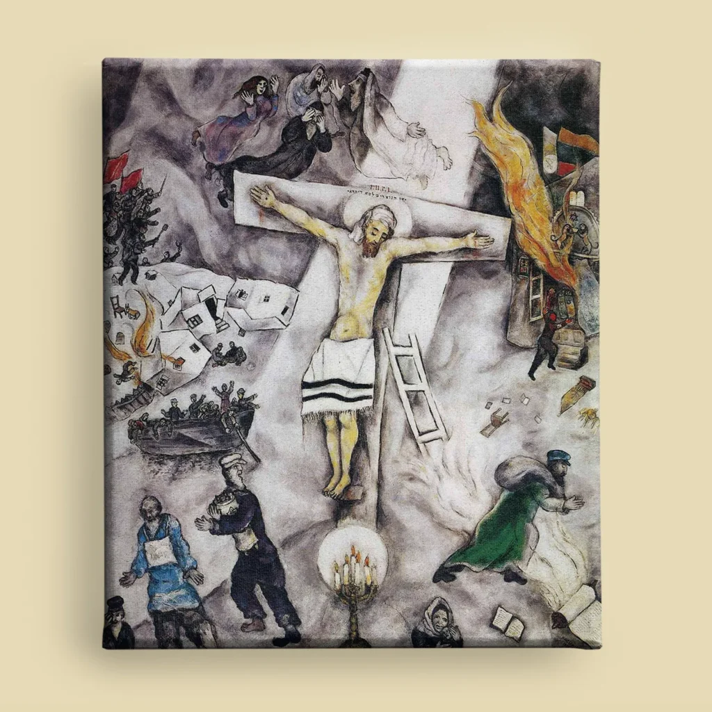 White Crucifixion by Marc Chagall