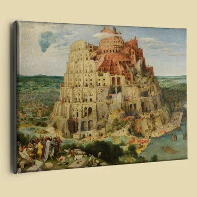 The Tower of Babel by Pieter Bruegel the Elder canvas reproduction (perspective view)