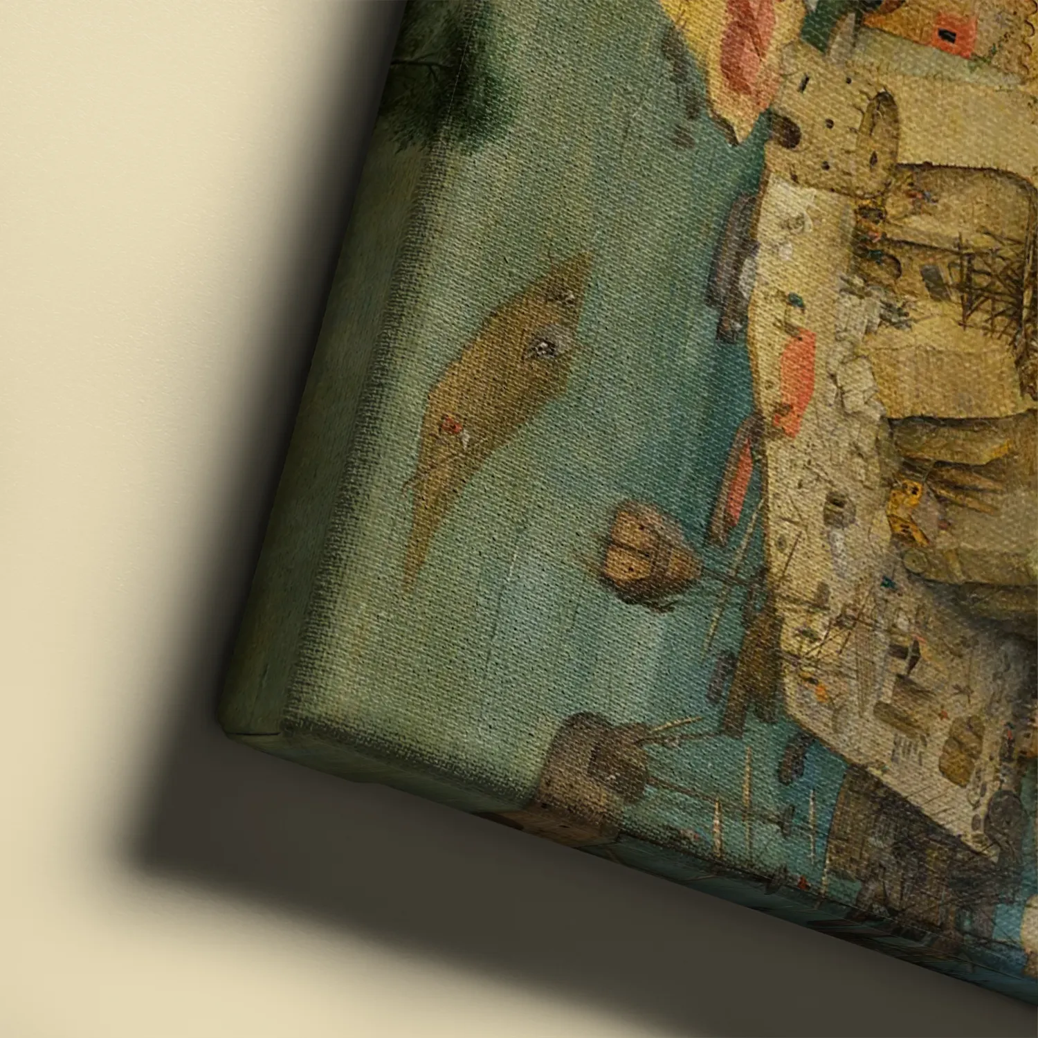 The Tower of Babel by Pieter Bruegel the Elder canvas reproduction (details)
