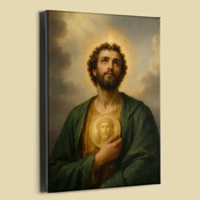 Saint Jude Thaddeus Patron Saint of Hope canvas (perspective view)