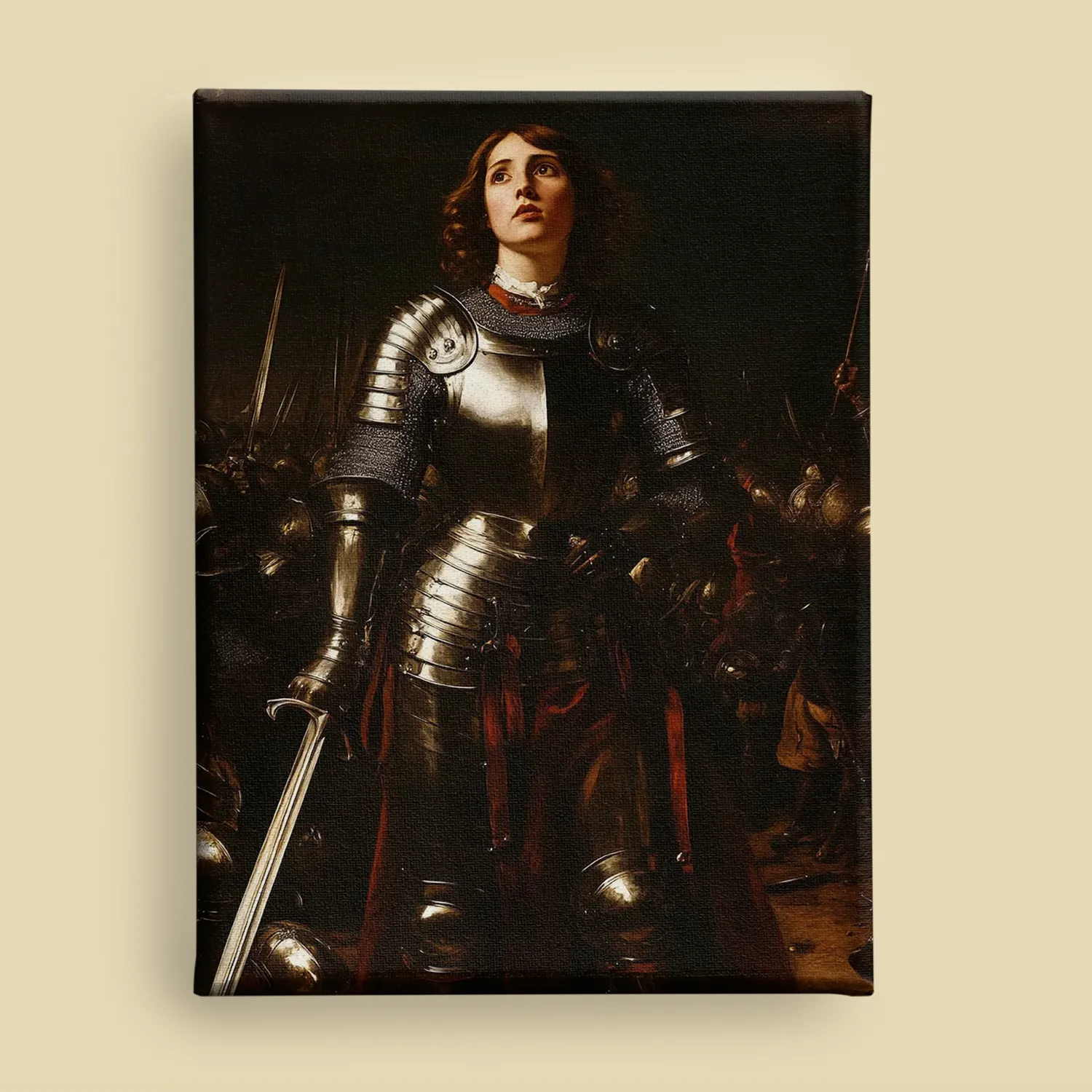 Joan of Arc canvas (front view)