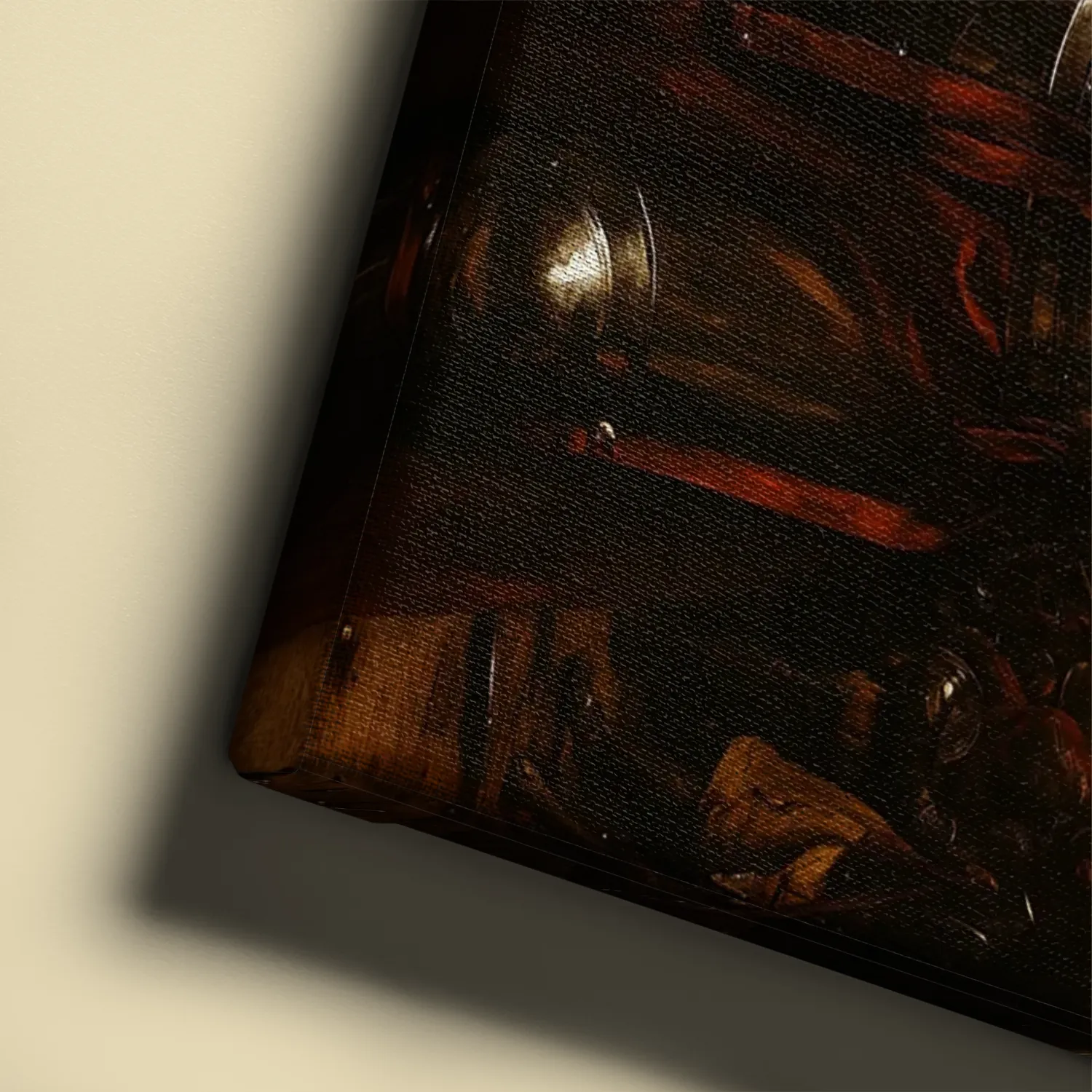 Joan of Arc canvas (details)