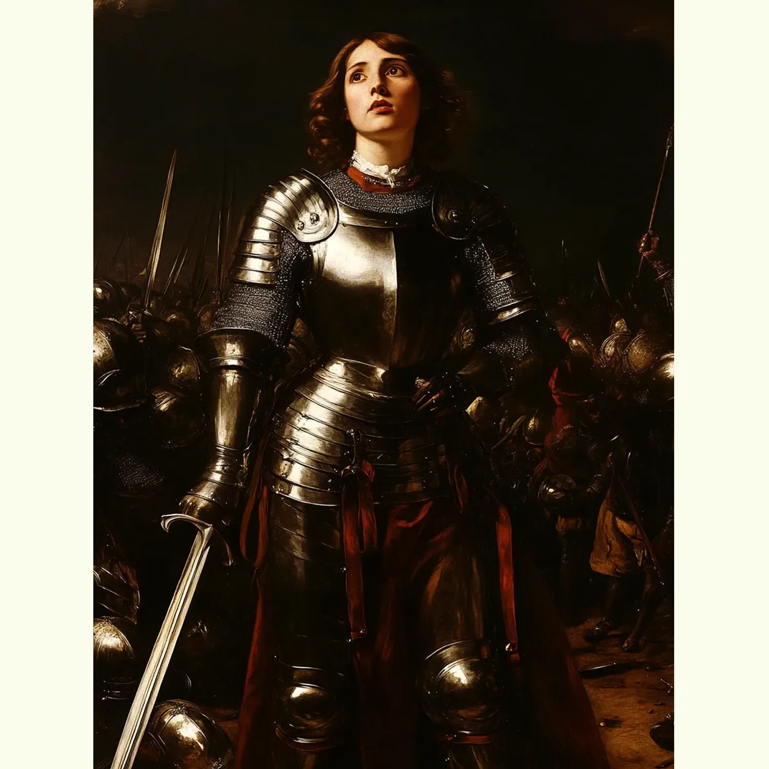 Joan of Arc canvas (flat artwork)