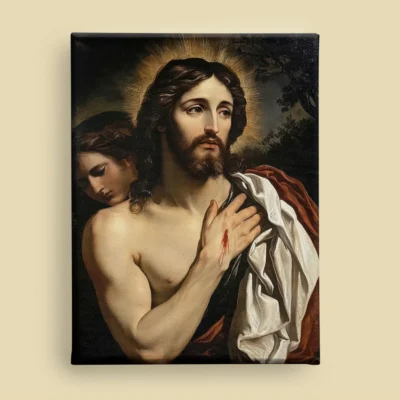 The Risen Christ with Mary Magdalene canvas (front view)