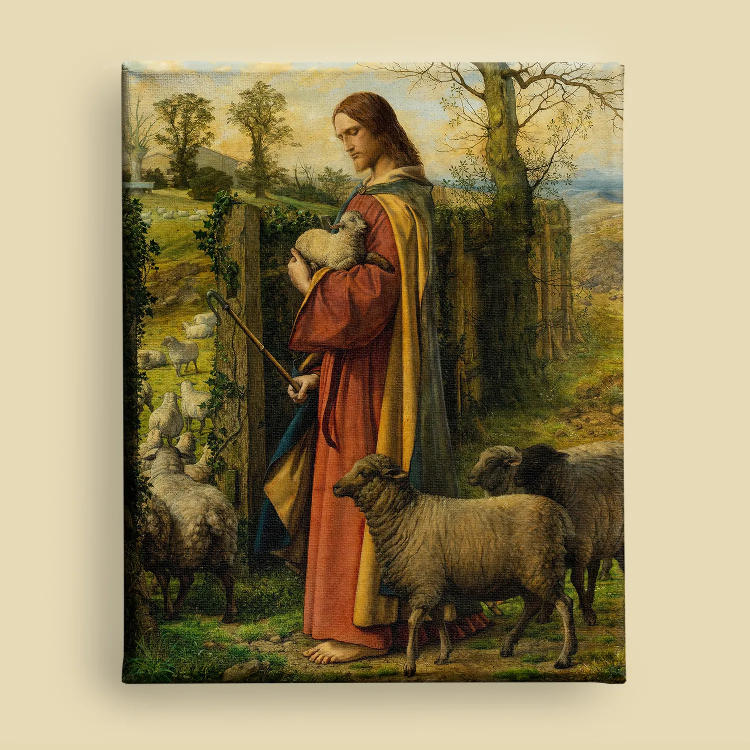 The Good Shepherd by William Dyce canvas (front view)
