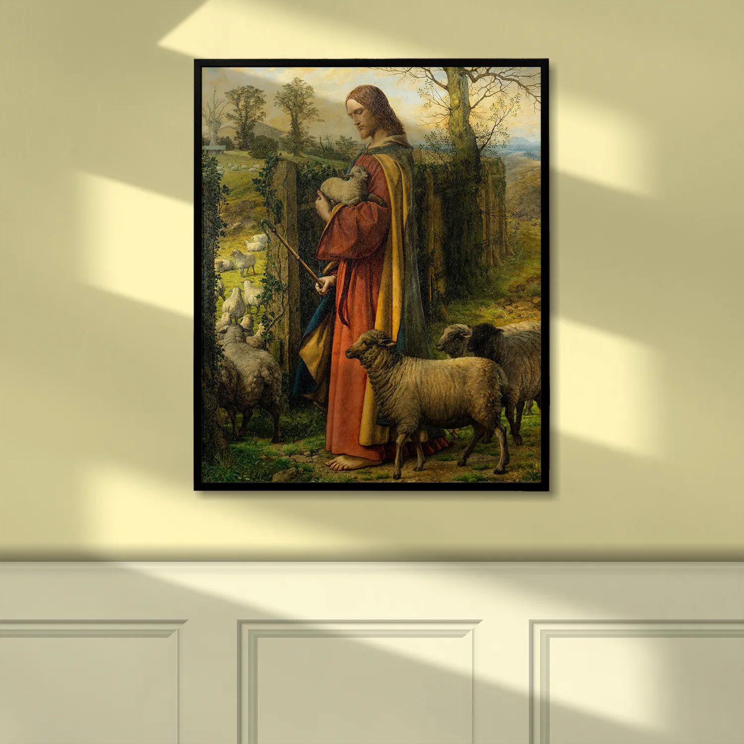 The Good Shepherd by William Dyce canvas (on a living room wall)