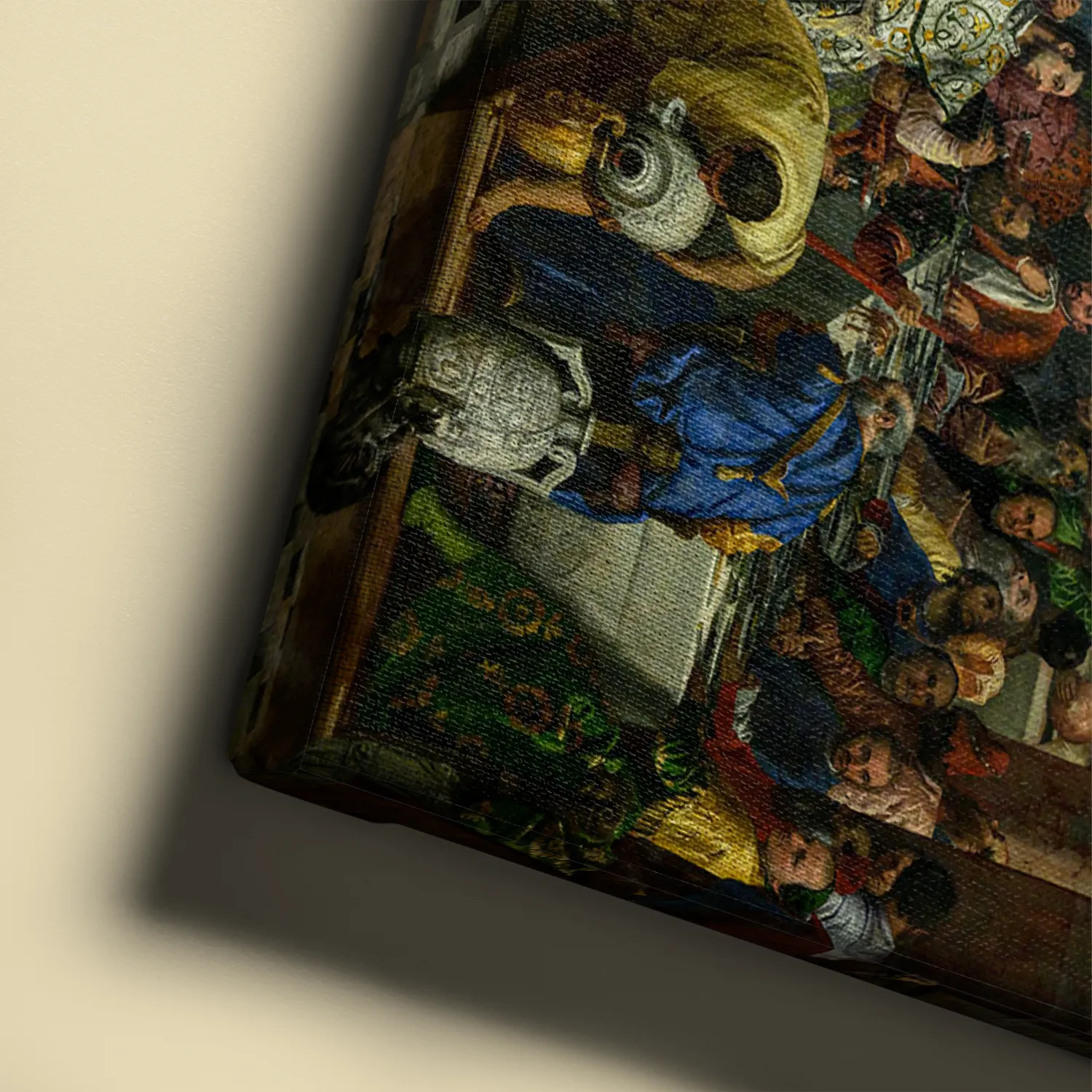 Wedding at Cana by Paolo Veronese canvas (canvas edge detail)