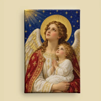 Guardian Angel canvas (front view)