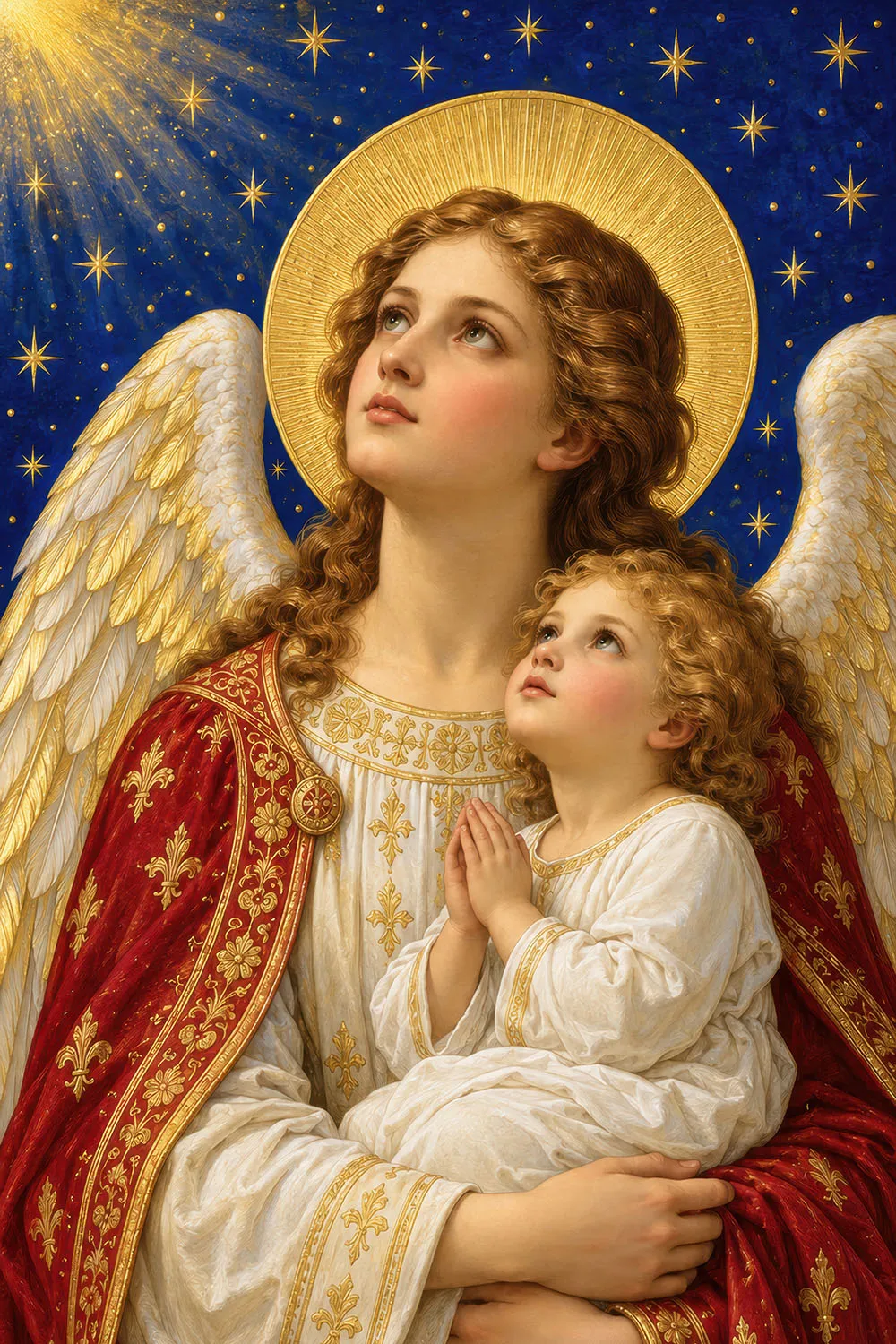 The Guardian Angel canvas