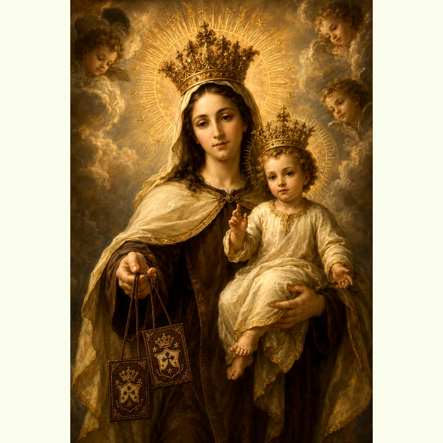 Our Lady of Mount Carmel canvas (the artwork)