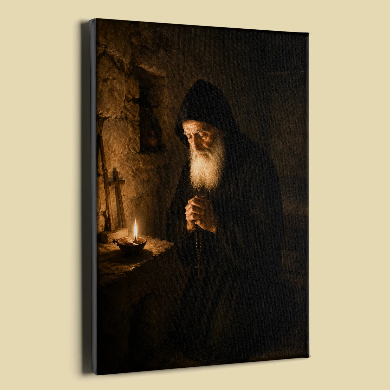 Saint Charbel canvas (perspective view)