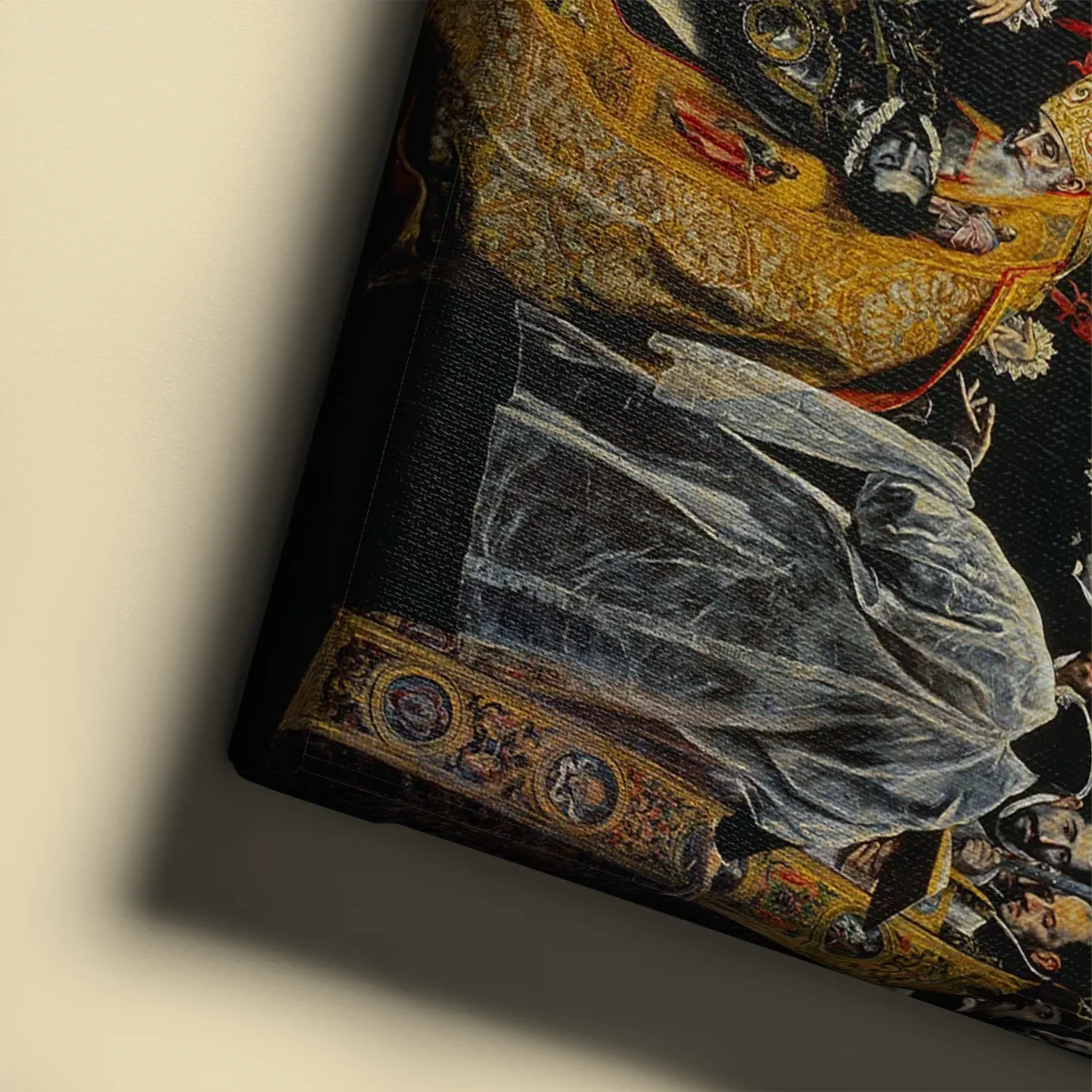 The Burial of the Count of Orgaz by El Greco canvas reproduction (details)