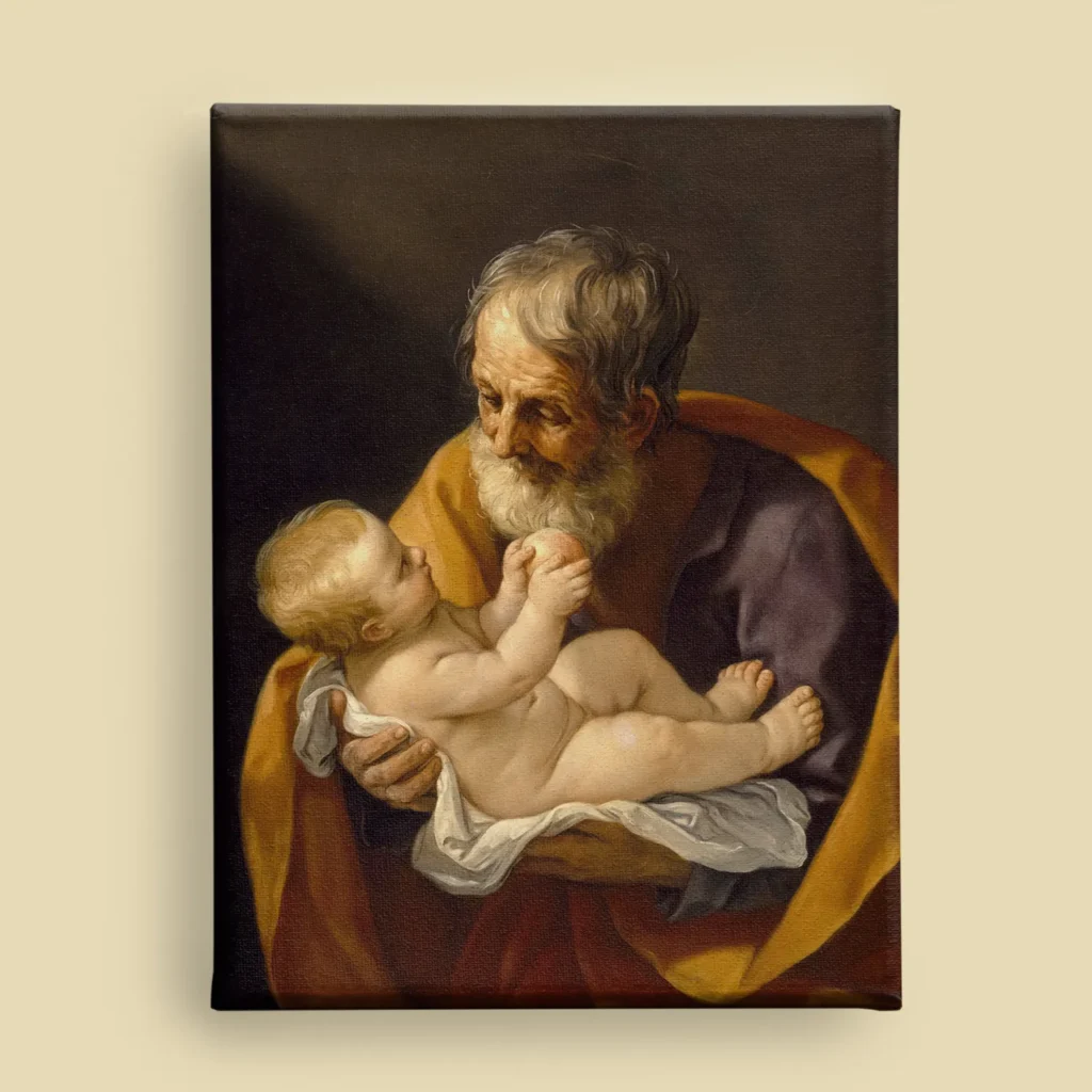 Saint Joseph and the Christ Child by Guido Reni